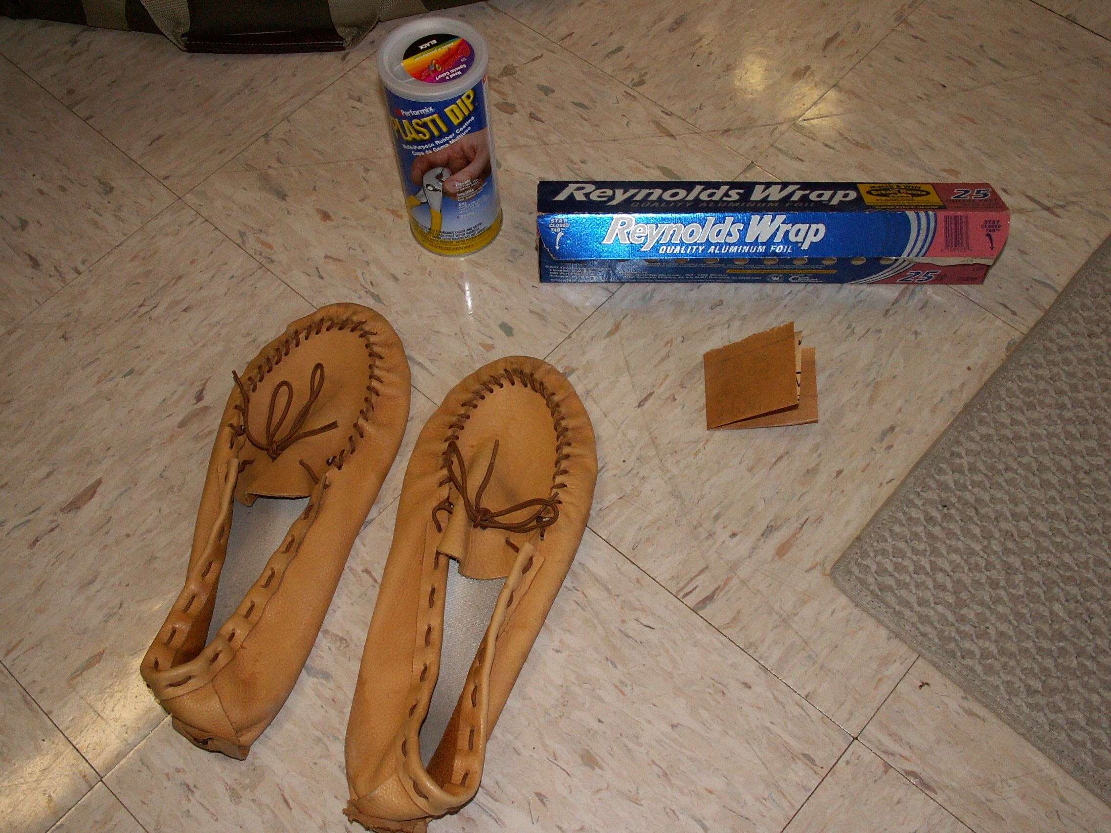How to Rubberize Moccasin Soles 8 Steps Instructables