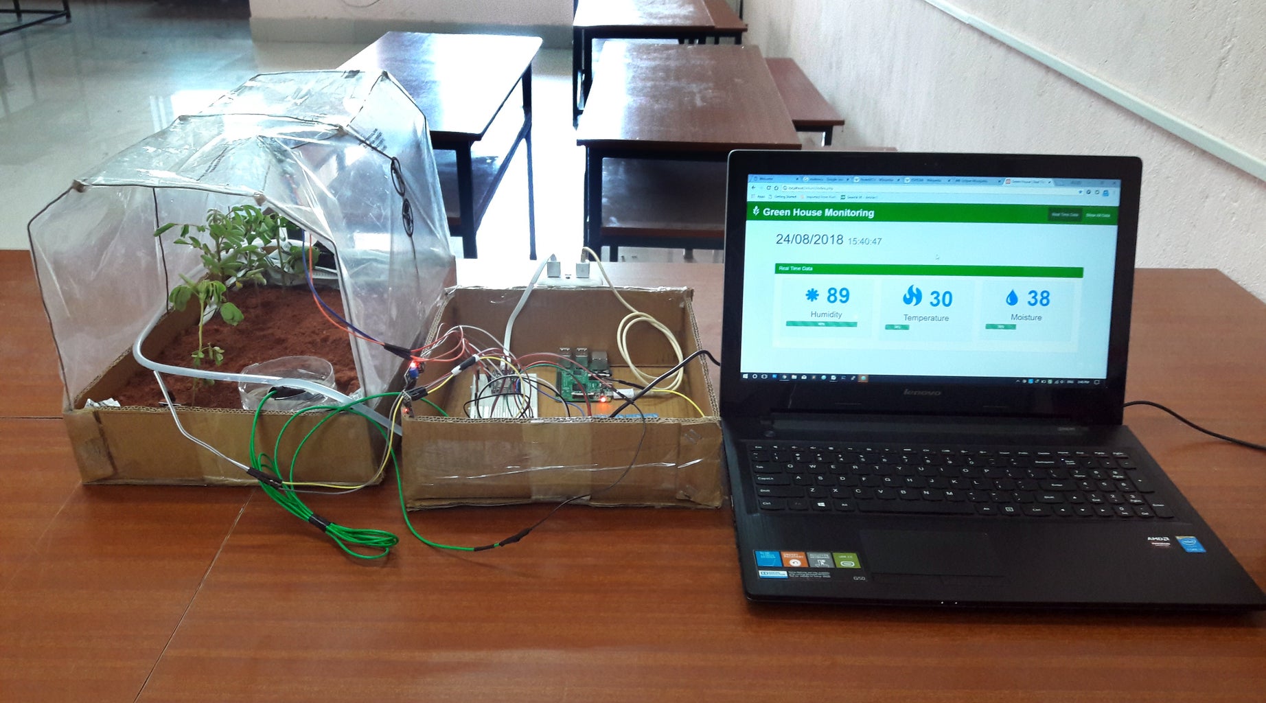Green House Automation : 11 Steps Circuit Diagram