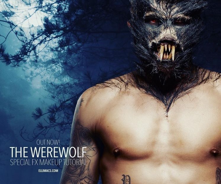 Werewolf / Lycanthrope SFX Makeup Tutorial (with Pictures