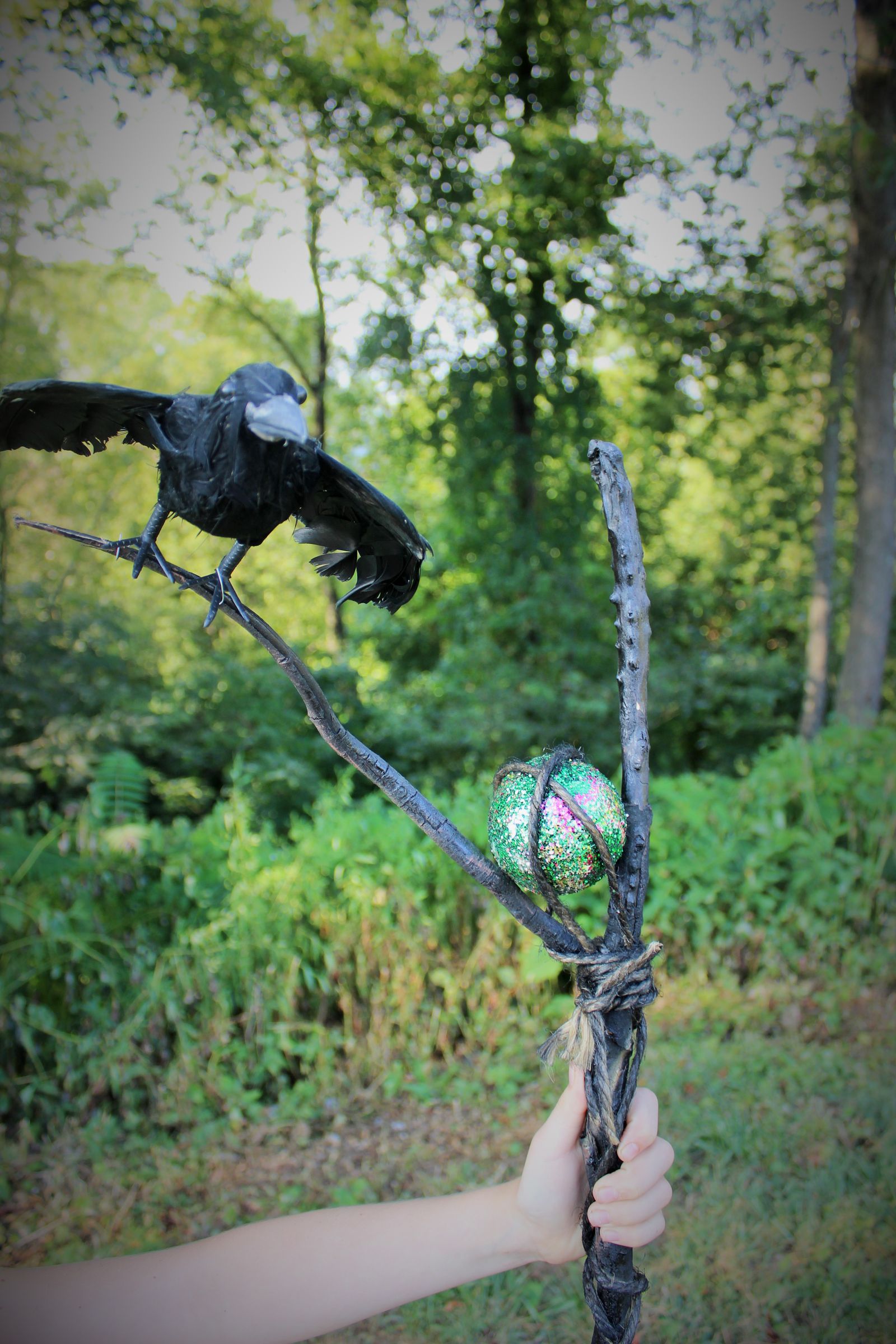 DIY guide for Maleficent Staff with step-by-step instructions