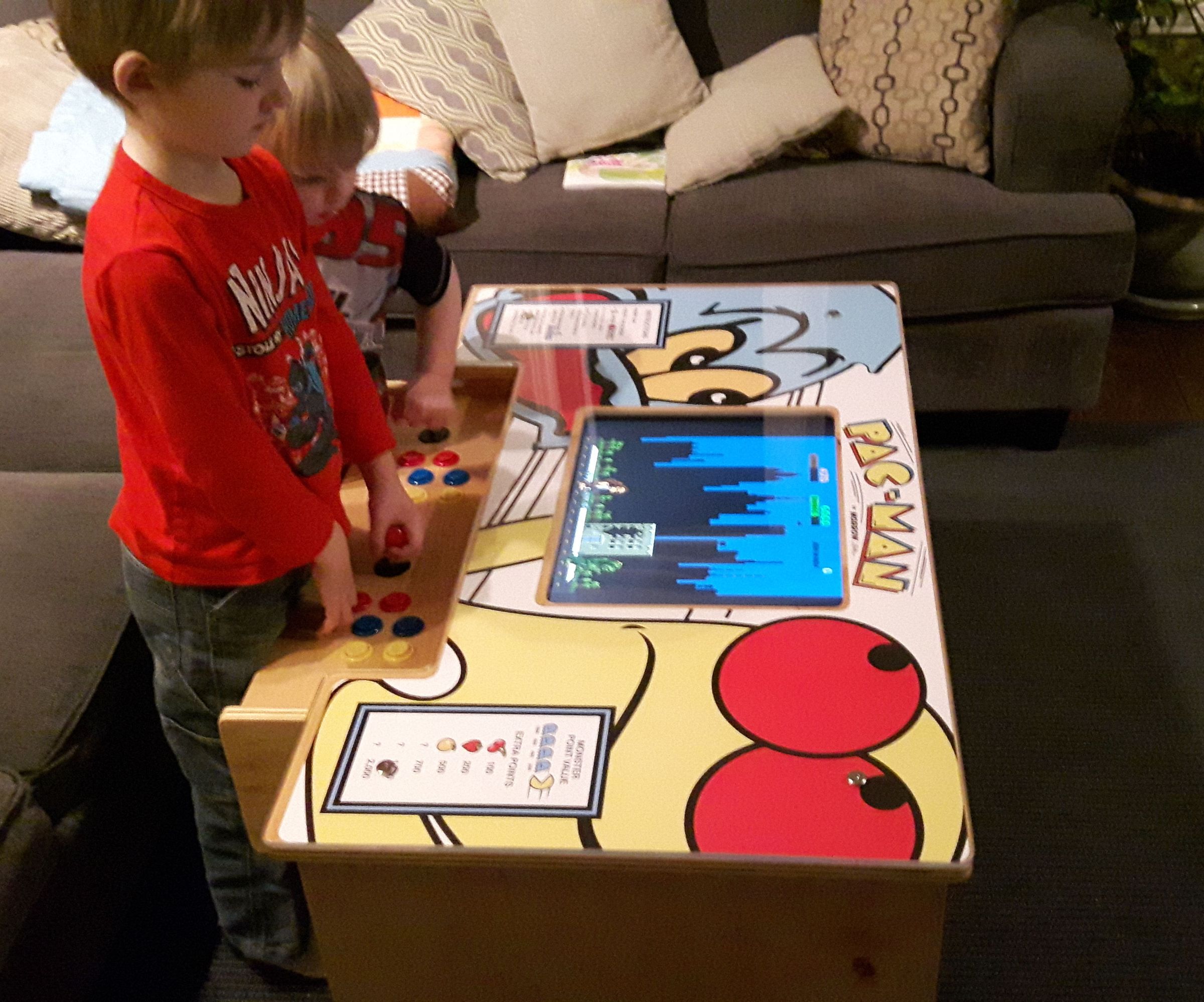 a diy arcade table powered by raspberry pi DIY Project DIY Project Image