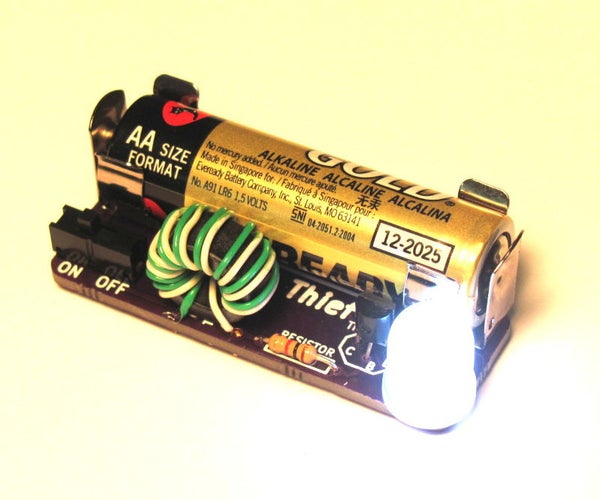 Easy Joule Thief Soldering Project