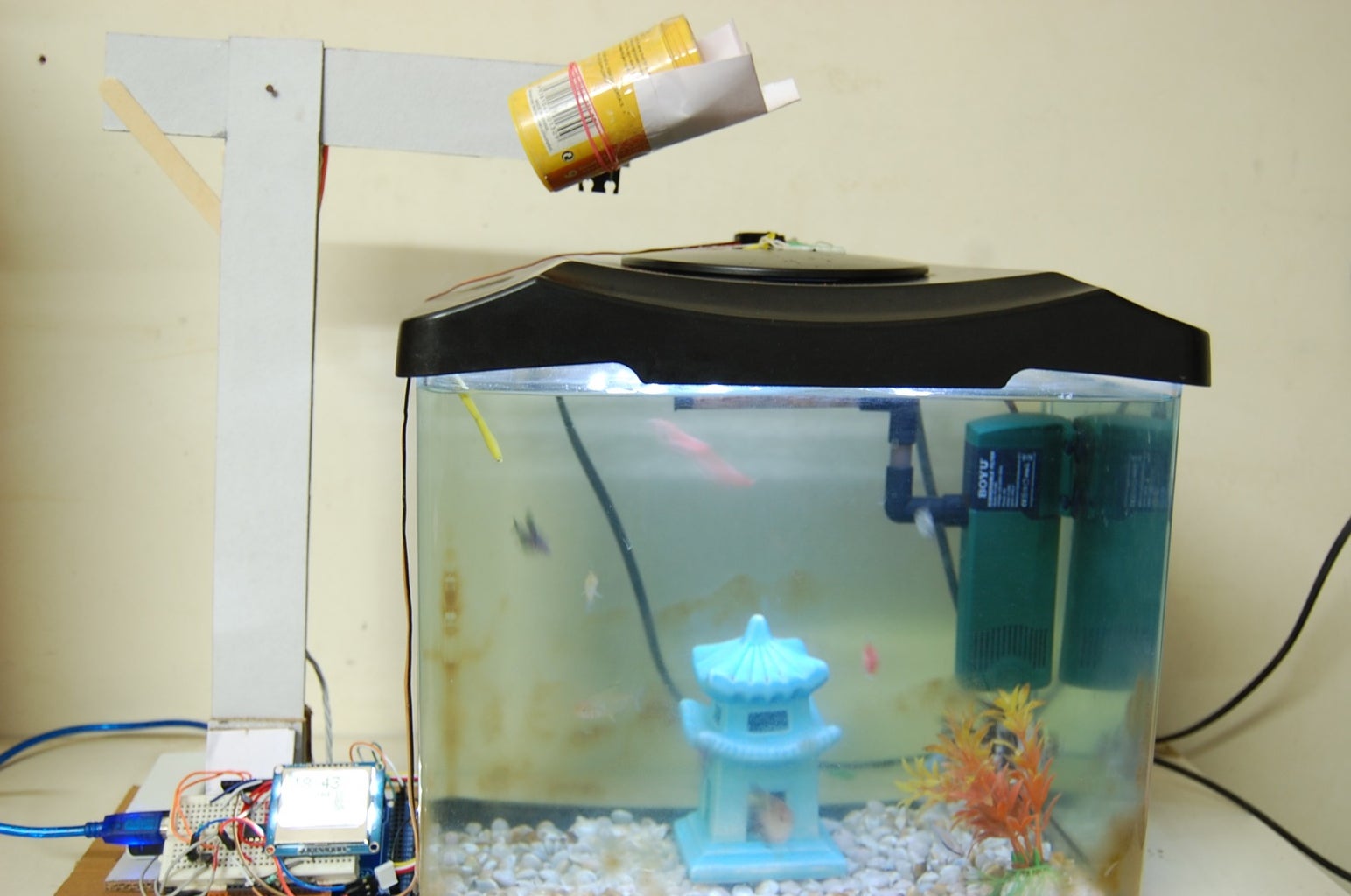 AquaFeeder: an Automated Fish Feeder : 20 Steps (with Pictures ...