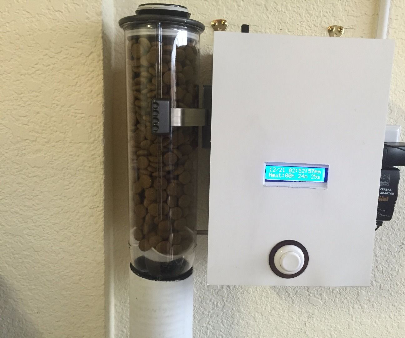 Internet Enabled Raspberry Pi Pet Feeder