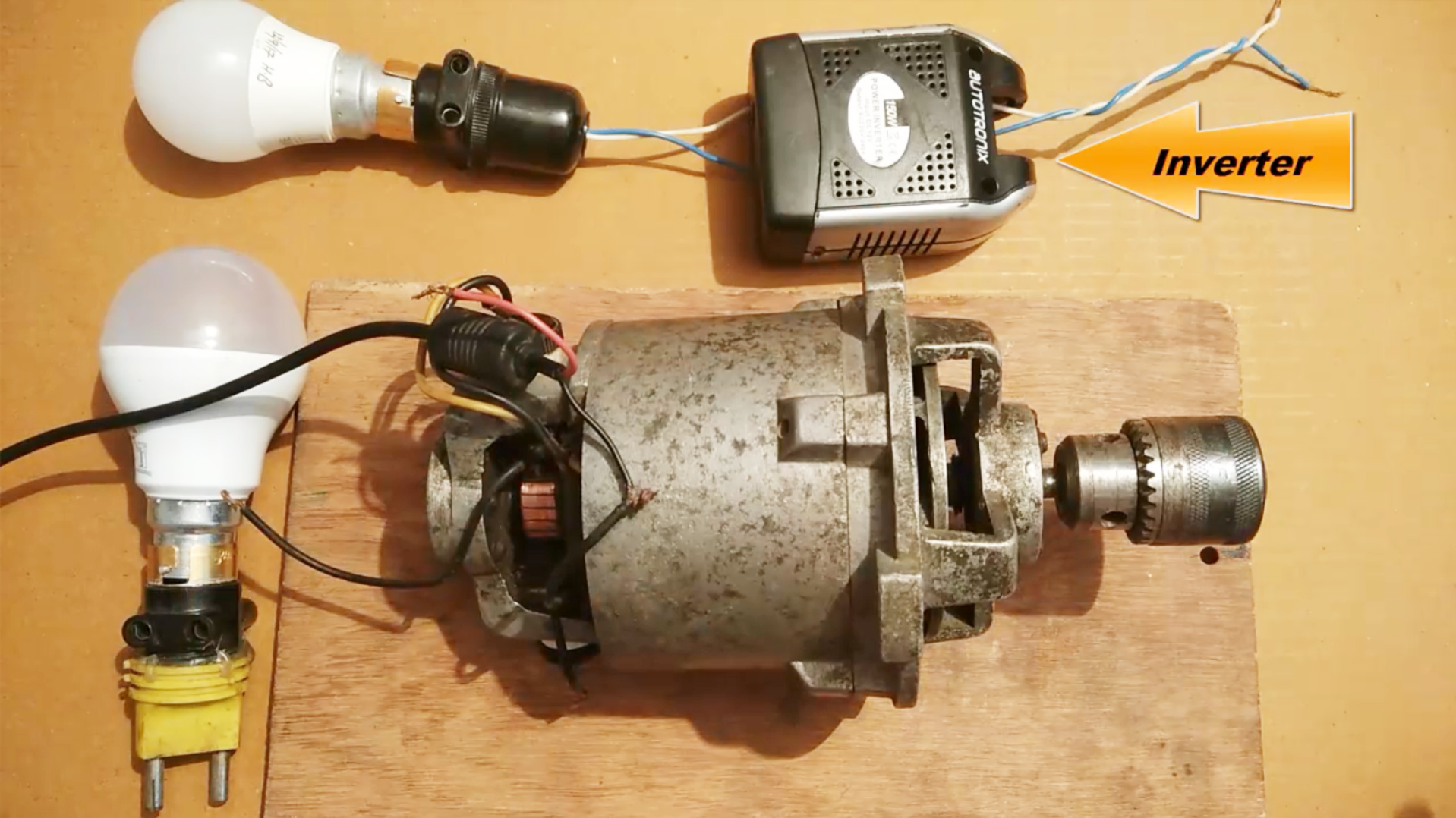 Making a Powerful Generator From a Blender Motor DIY 3 Steps (with