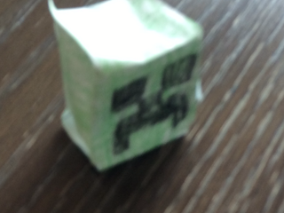 How To Make A Minecraft 3d Creeper Head 5 Steps Instructables