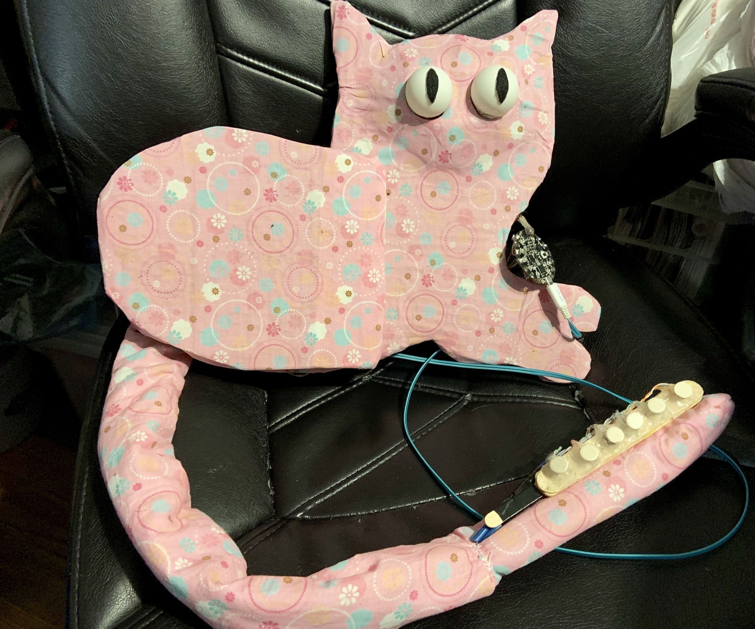 DIY guide for Cardboard Cat Bagpipes MIDI Controller with step-by-step instructions