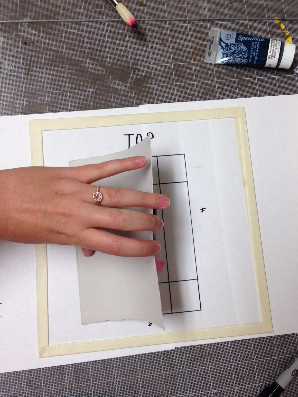 How to Create a Monoprint Using Oil Based Printmaking Ink 9 Steps