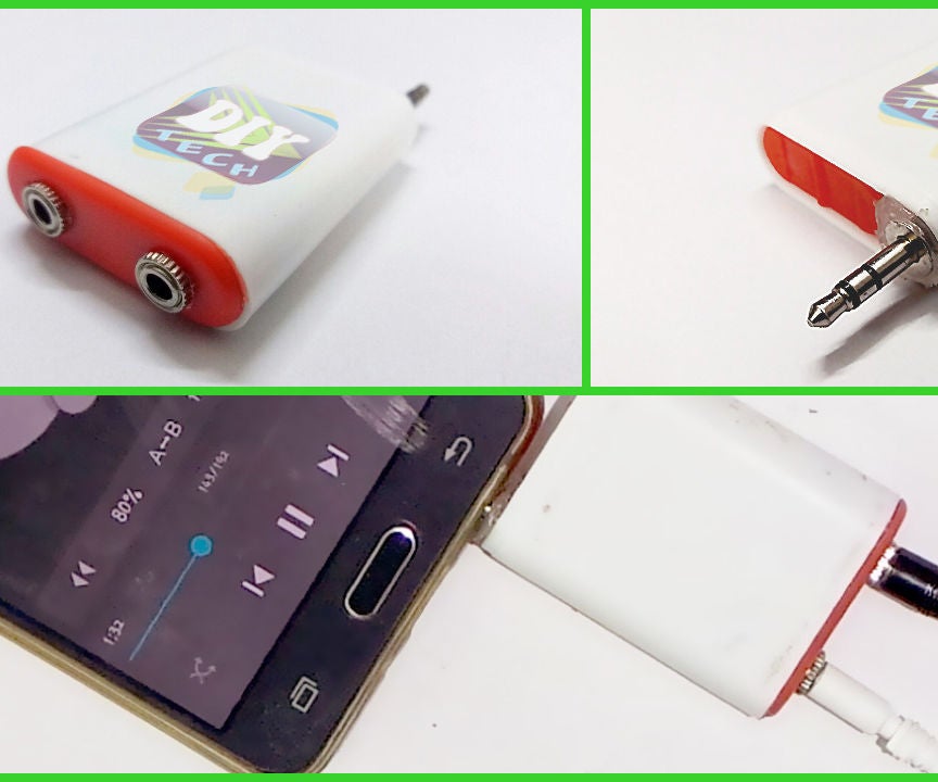 DIY 3.5mm Audio Splitter Connect 2 Headphones at the Same Time