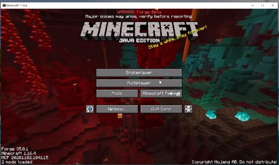 How To Install Optifine 1 16 4 Along With Minecraft Forge 7 Steps Instructables