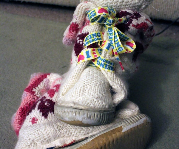 How to Make a Recycled Sweater Boot