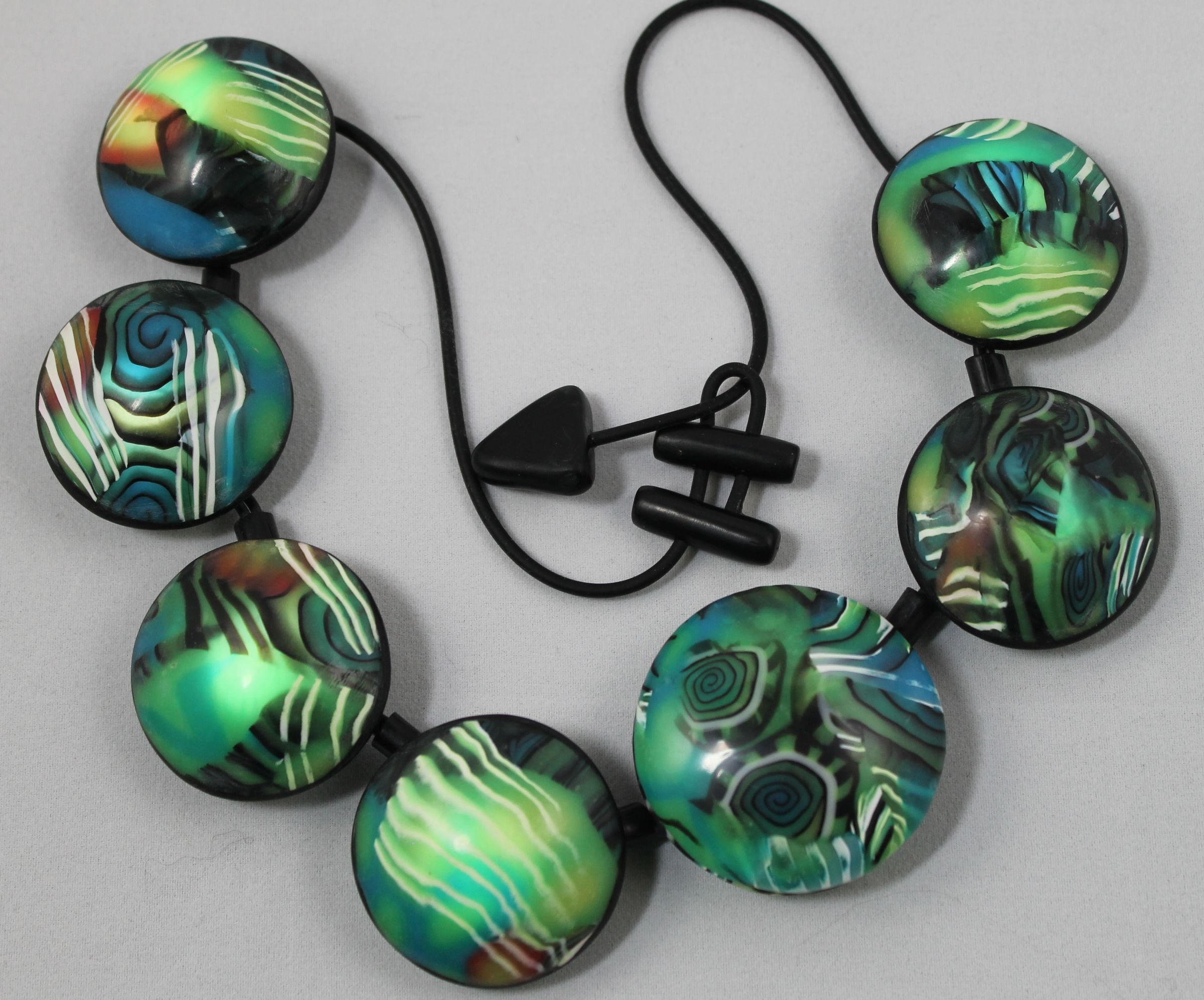 Illuminated Polymer Clay Necklace