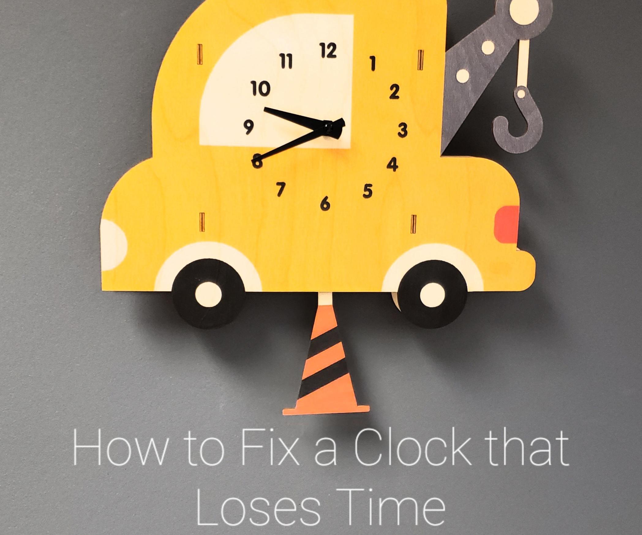 How to Fix a Clock That Loses Time 3 Steps (with Pictures