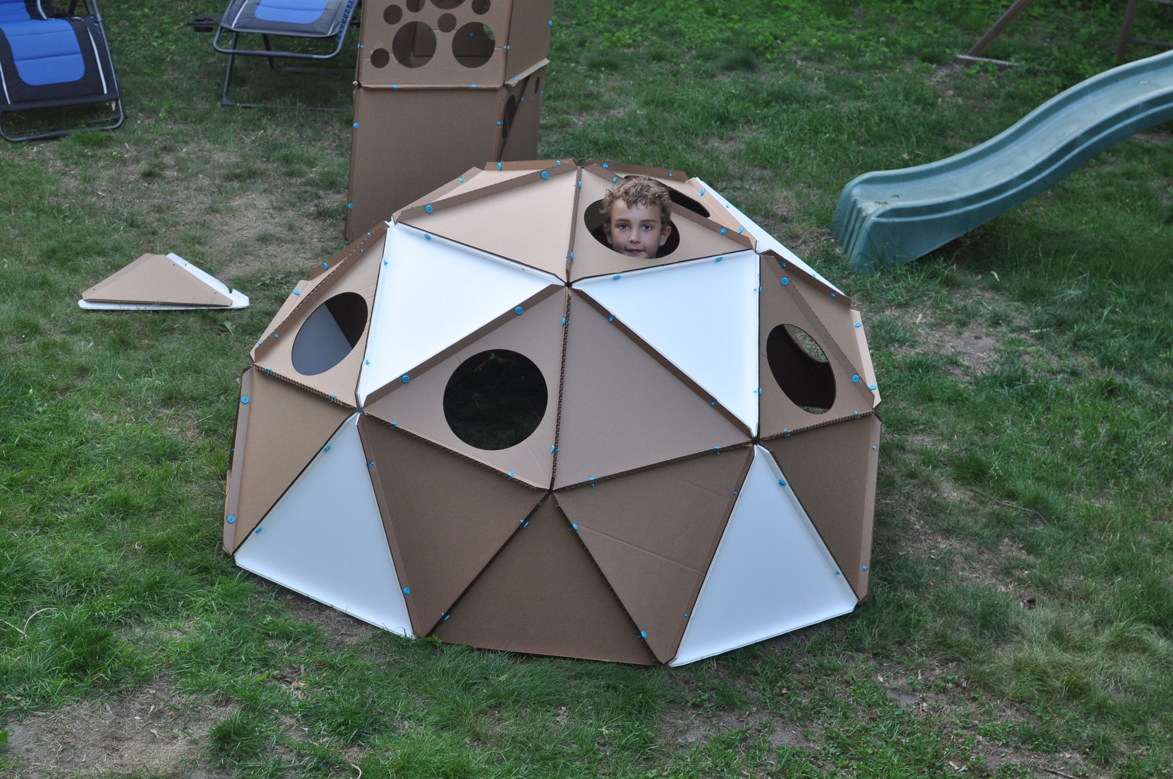 Geodesic Dome From LaserCut Cardboard 4 Steps (with Pictures