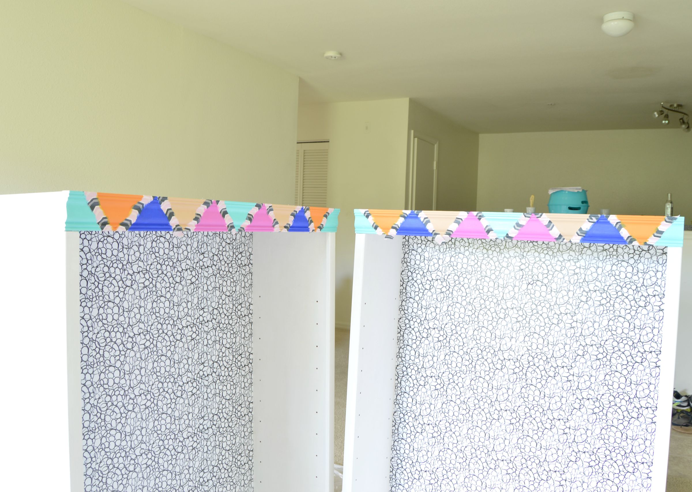 How to Add Curtains to Bookshelf Bookshelf Makeover 9 Steps (with