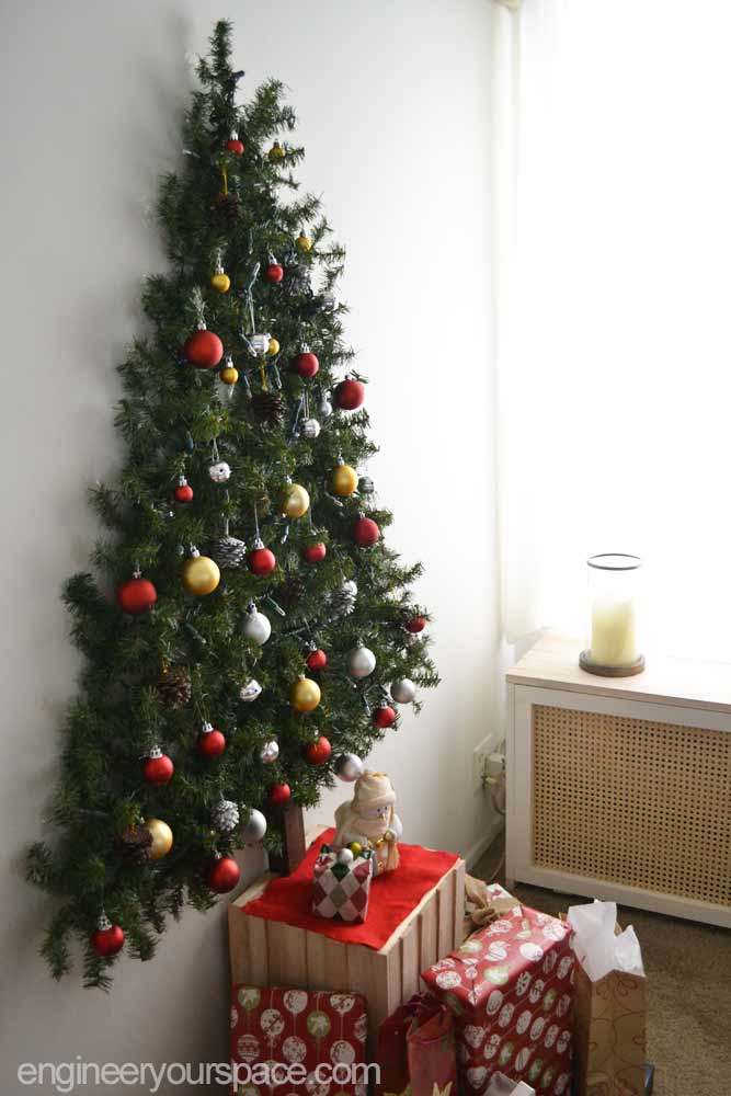 Wall Mounted Christmas Tree 5 Steps With Pictures Instructables Wall Hanging Christmas Trees