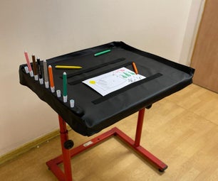 How to Make a Drawing Station for One Hand