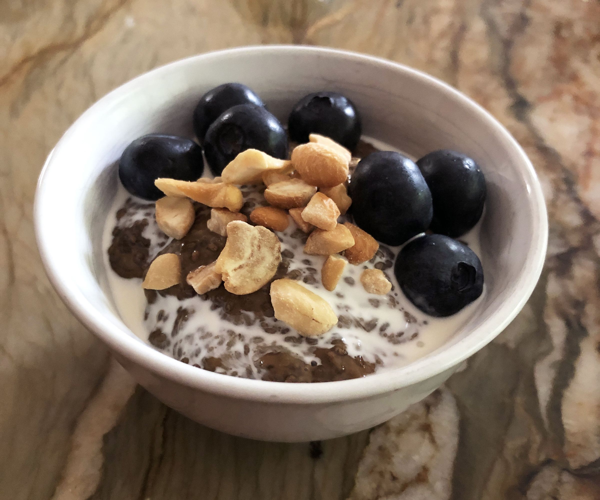 Morning Coffee Chia Pudding - Low Carb, Low Cal