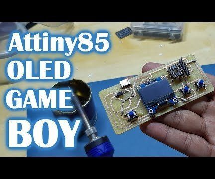 DIY guide for Just Another ATtiny85 Retro Gaming Console with step-by-step instructions