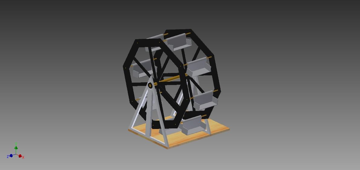 DIY guide for Desktop Ferris Wheel with step-by-step instructions