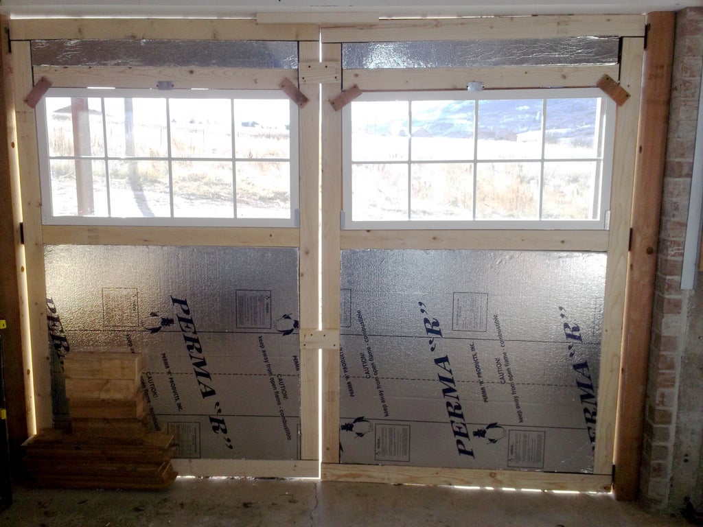 Homemade Carriage House Garage Doors 14 Steps With Pictures Instructables Homemade Carriage House Garage Doors, Swing Open Garage Door Plans