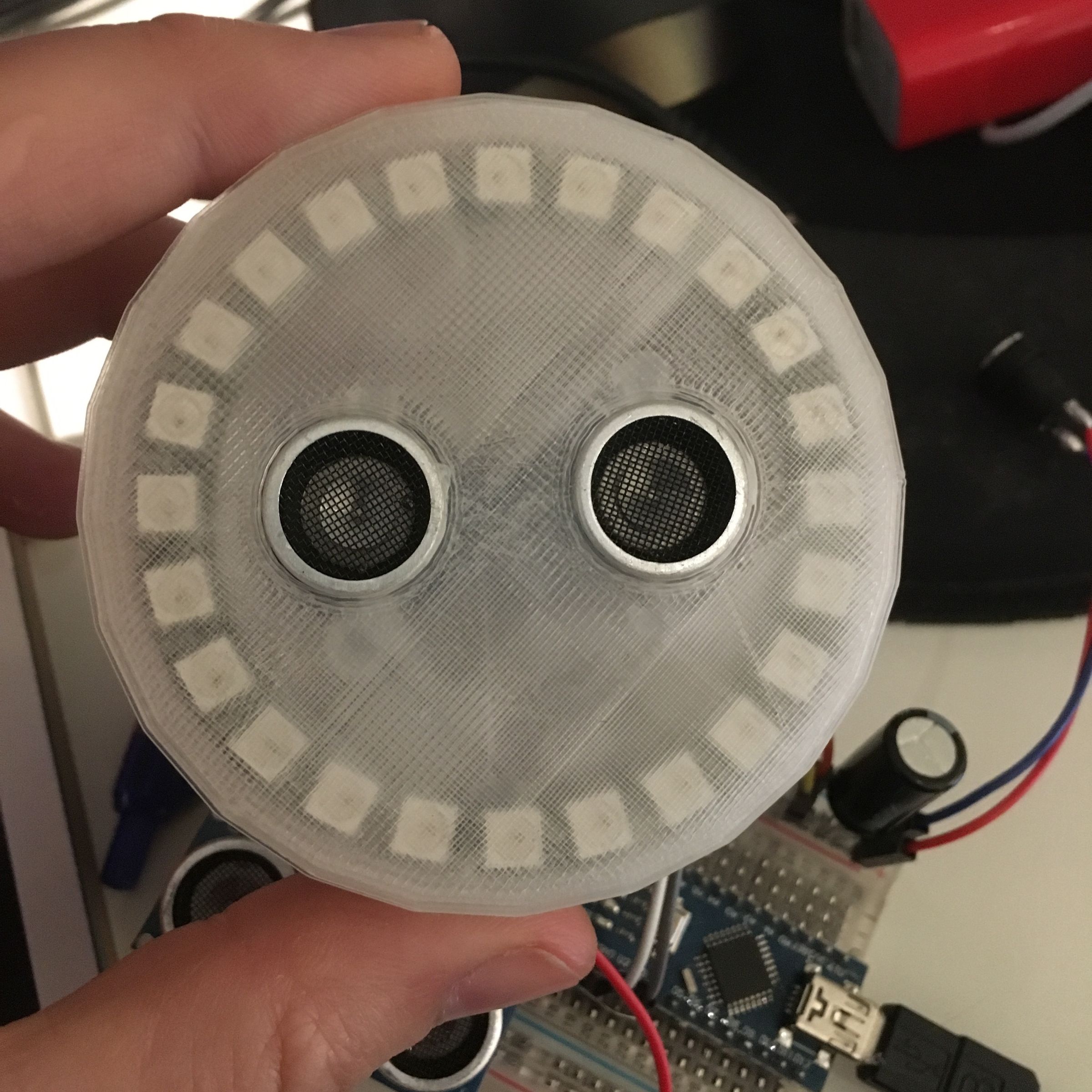 Parking Buddy Arduino Neopixel IOT Parking Assist 4 Steps (with