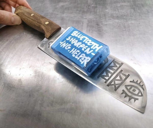 Knife Sharpening Angle Coach With Bluetooth & Arduino