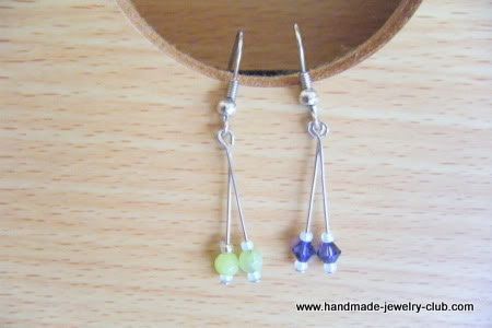 How to Make Earrings Using Headpins : 6 