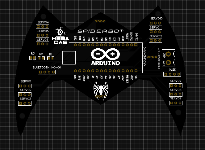 arduino spider quadruped robot