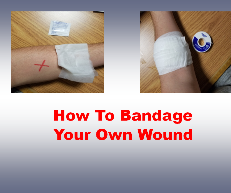 How to Bandage Your Own Wound 8 Steps Instructables