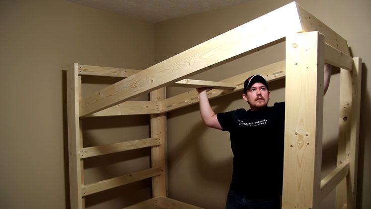 2x4 bunk bed