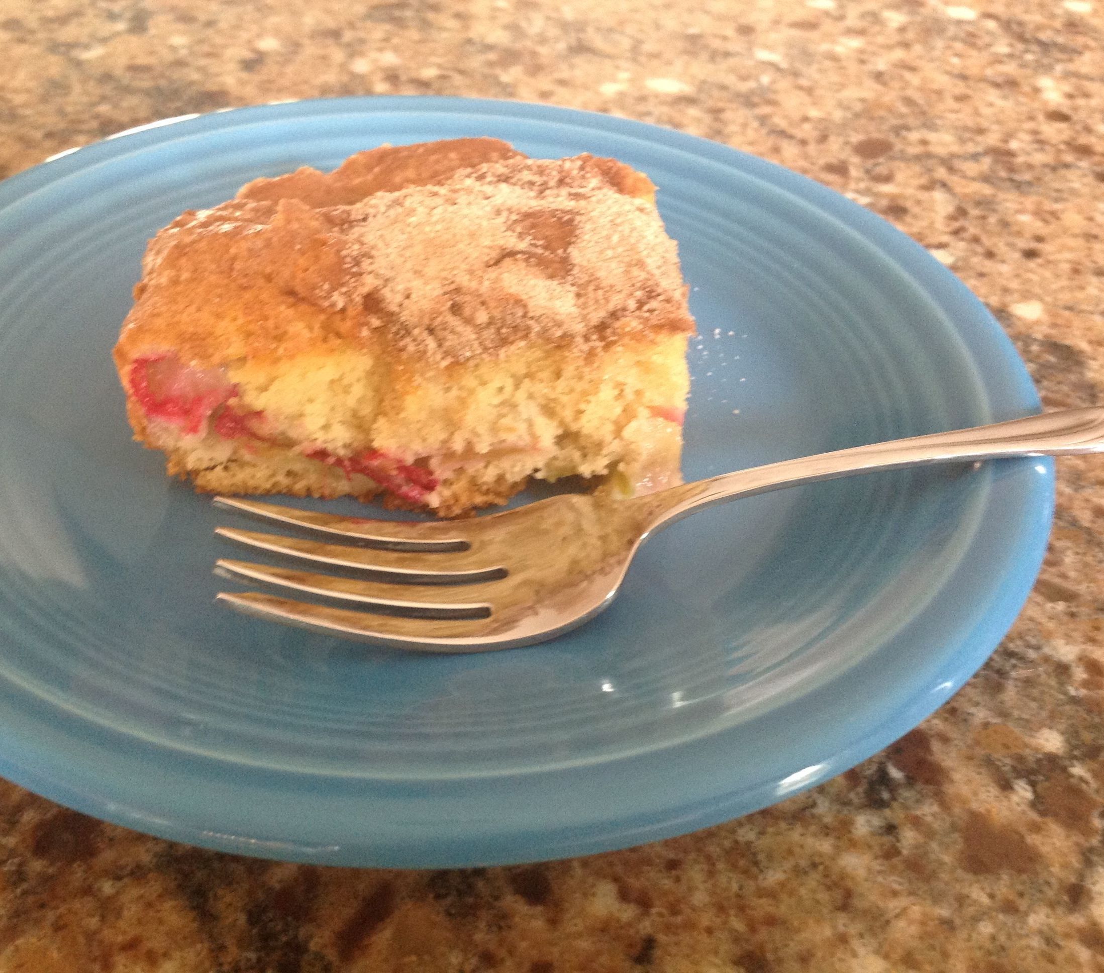 DIY guide for Rhubarb Cake with step-by-step instructions