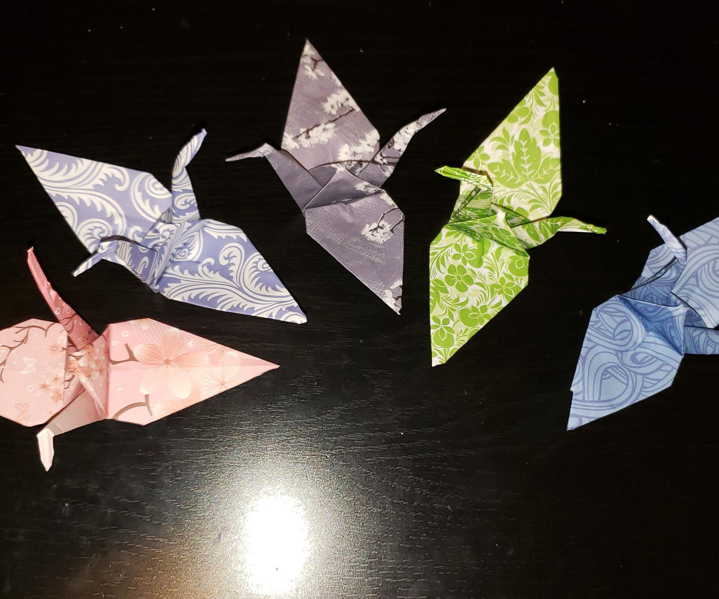 Step-by-step guide for how to fold a traditional origami crane DIY Project DIY project