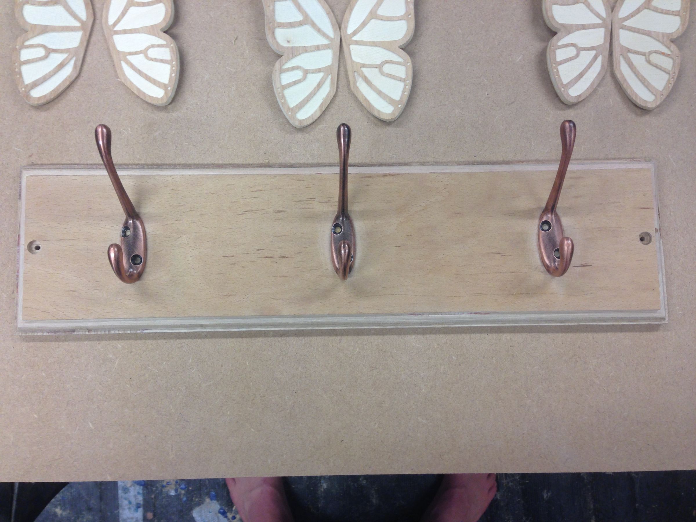 Butterfly Coat Rack From Off Cuts 4 Steps (with Pictures) Instructables