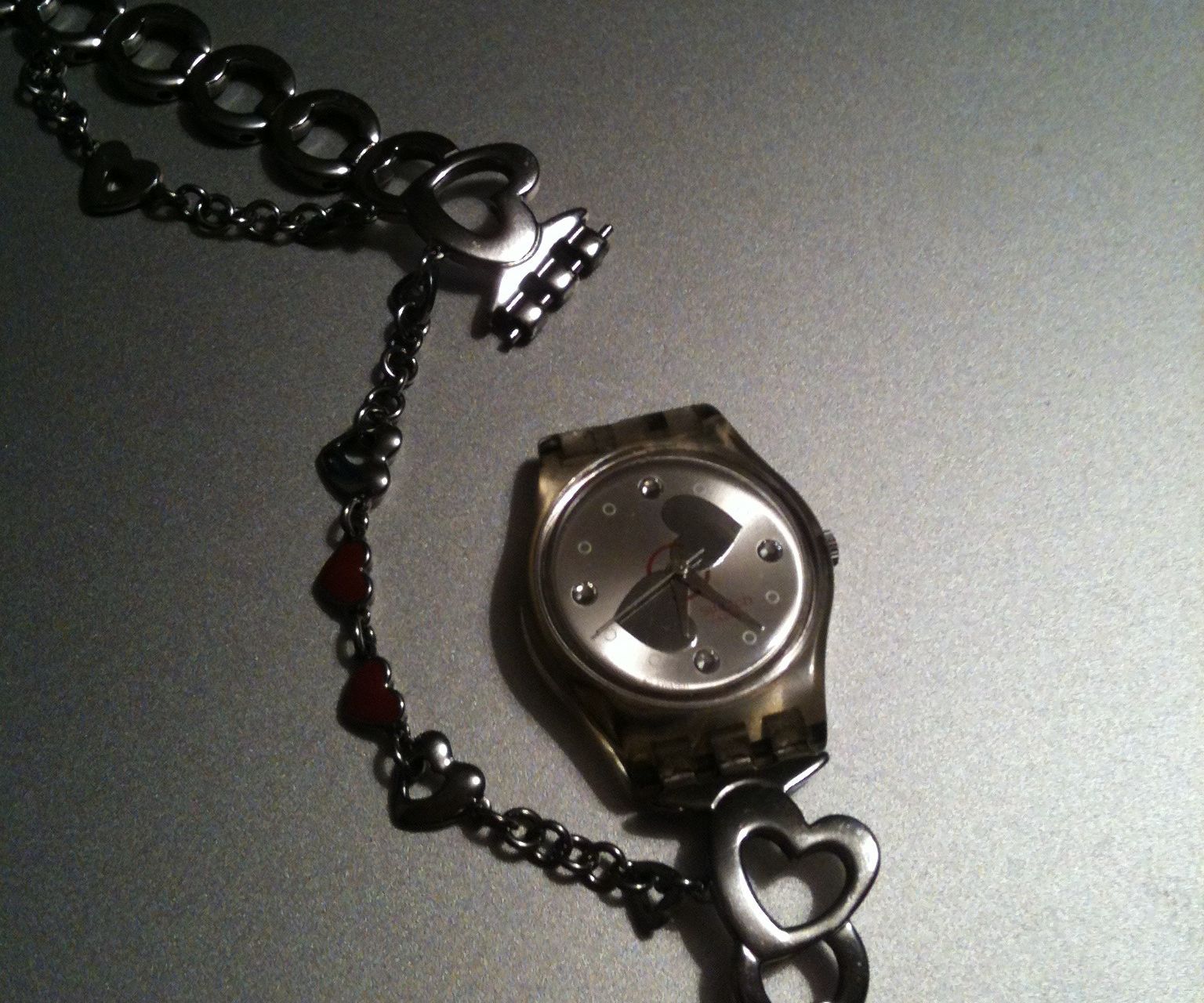 swatch watch broken buckle