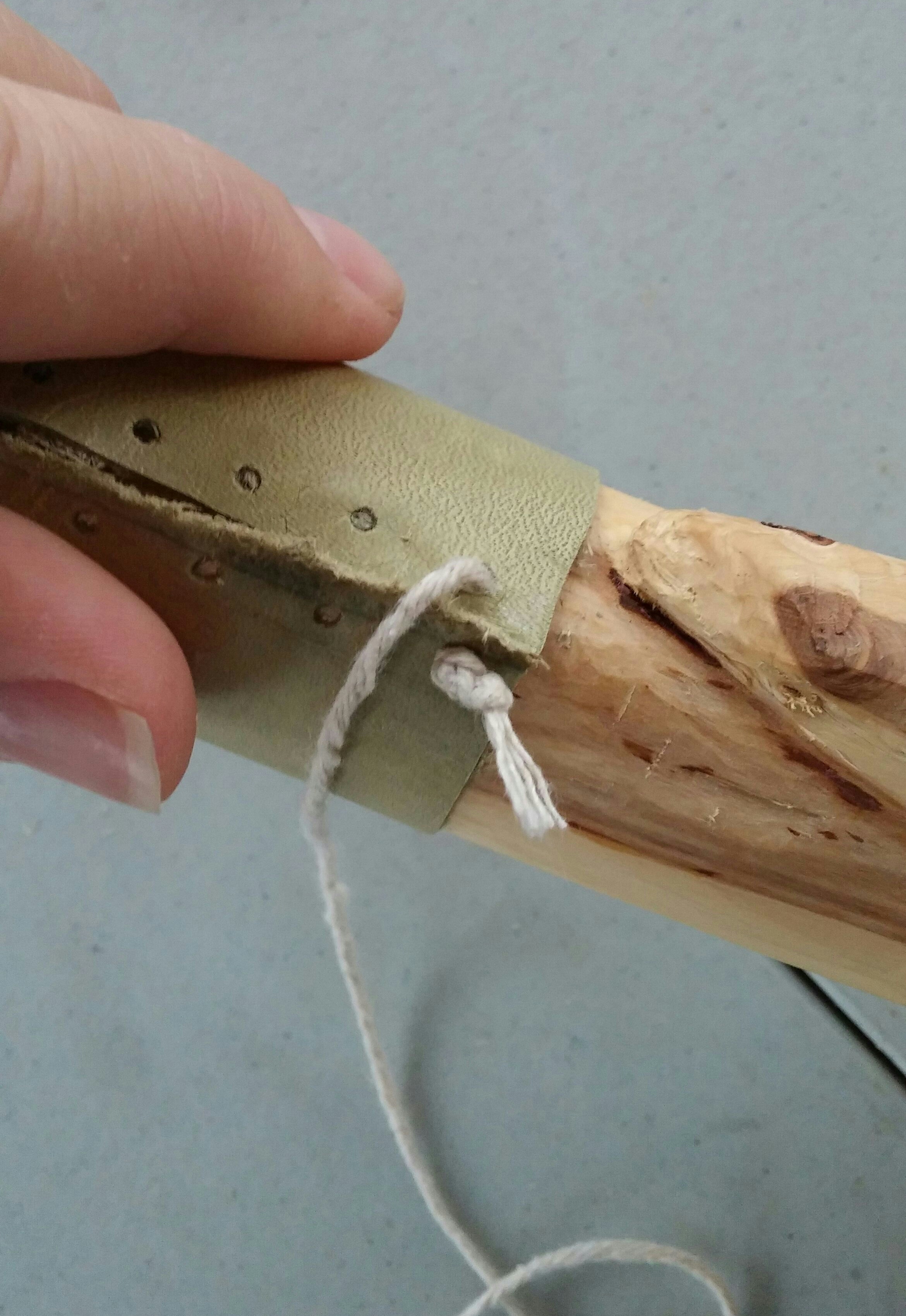How to Make a Leather Handle for a Walking Stick 6 Steps (with Pictures) Instructables