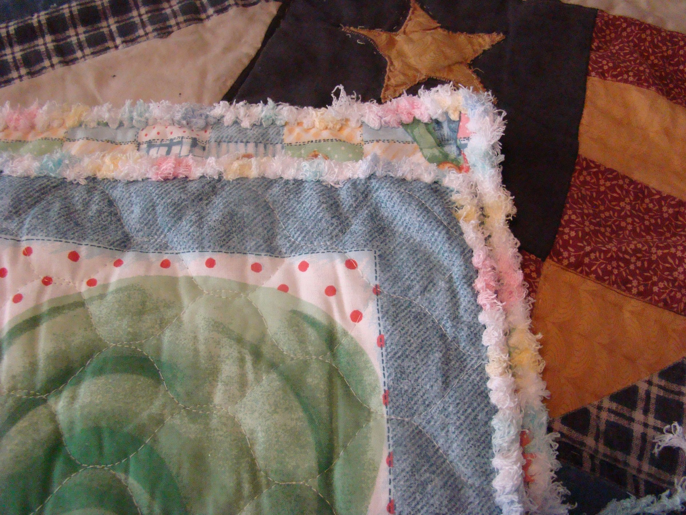 One Way to Finish the Edges of a Baby Quilt 8 Steps Instructables