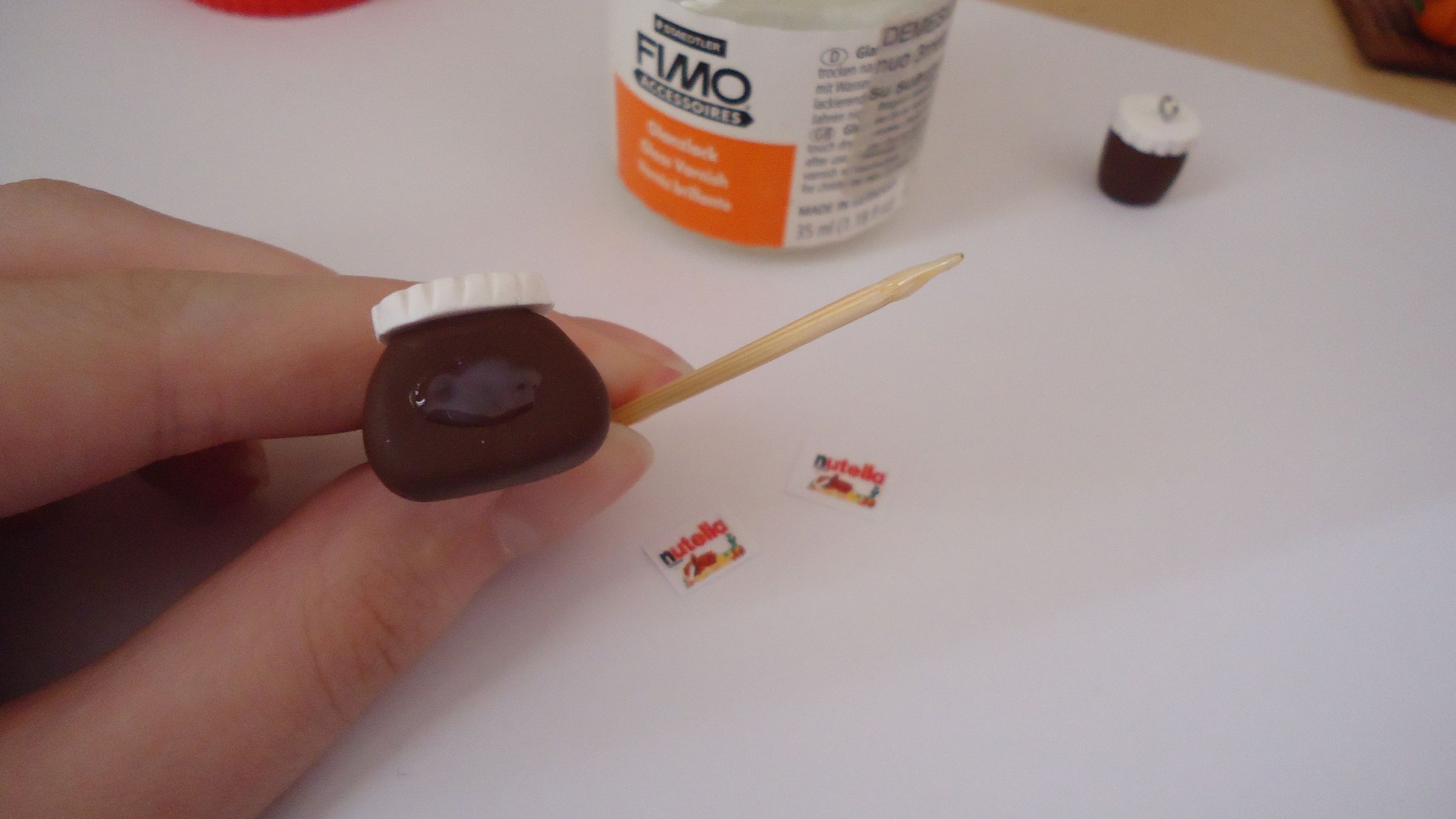 Polymer Clay Nutella Jar Tutorial 14 Steps (with Pictures