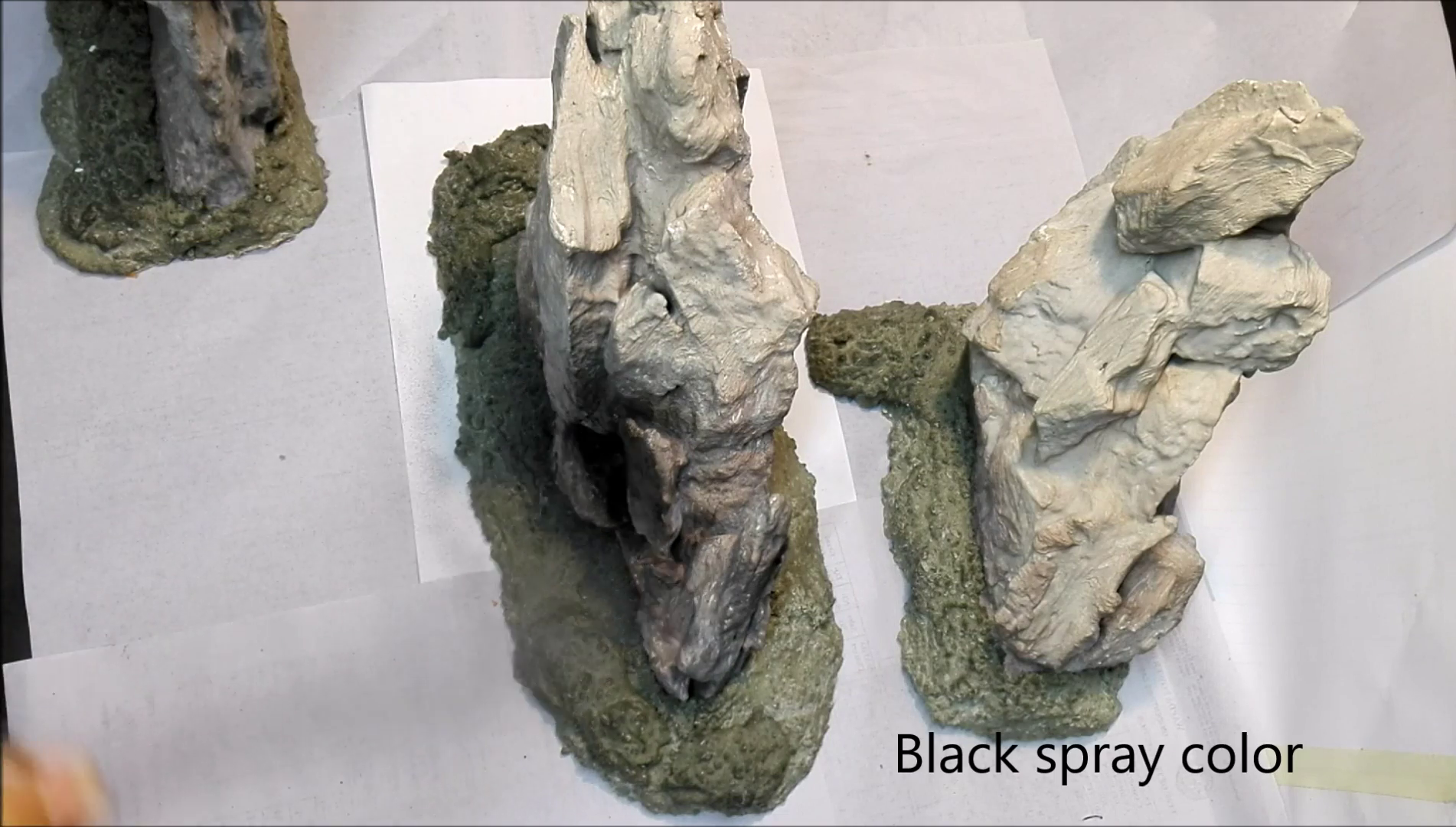 How to Make Artificial Rock Aquarium Sunset Diorama Aquarium