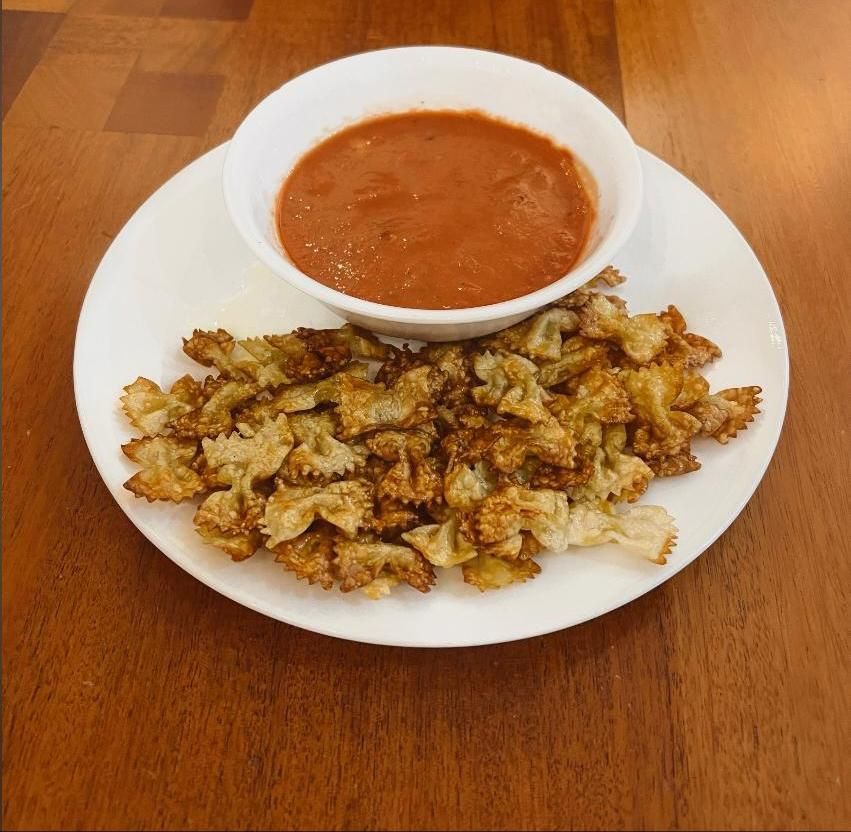 Air Fried Pasta Chips With Marinara Sauce 8 Steps (with Pictures