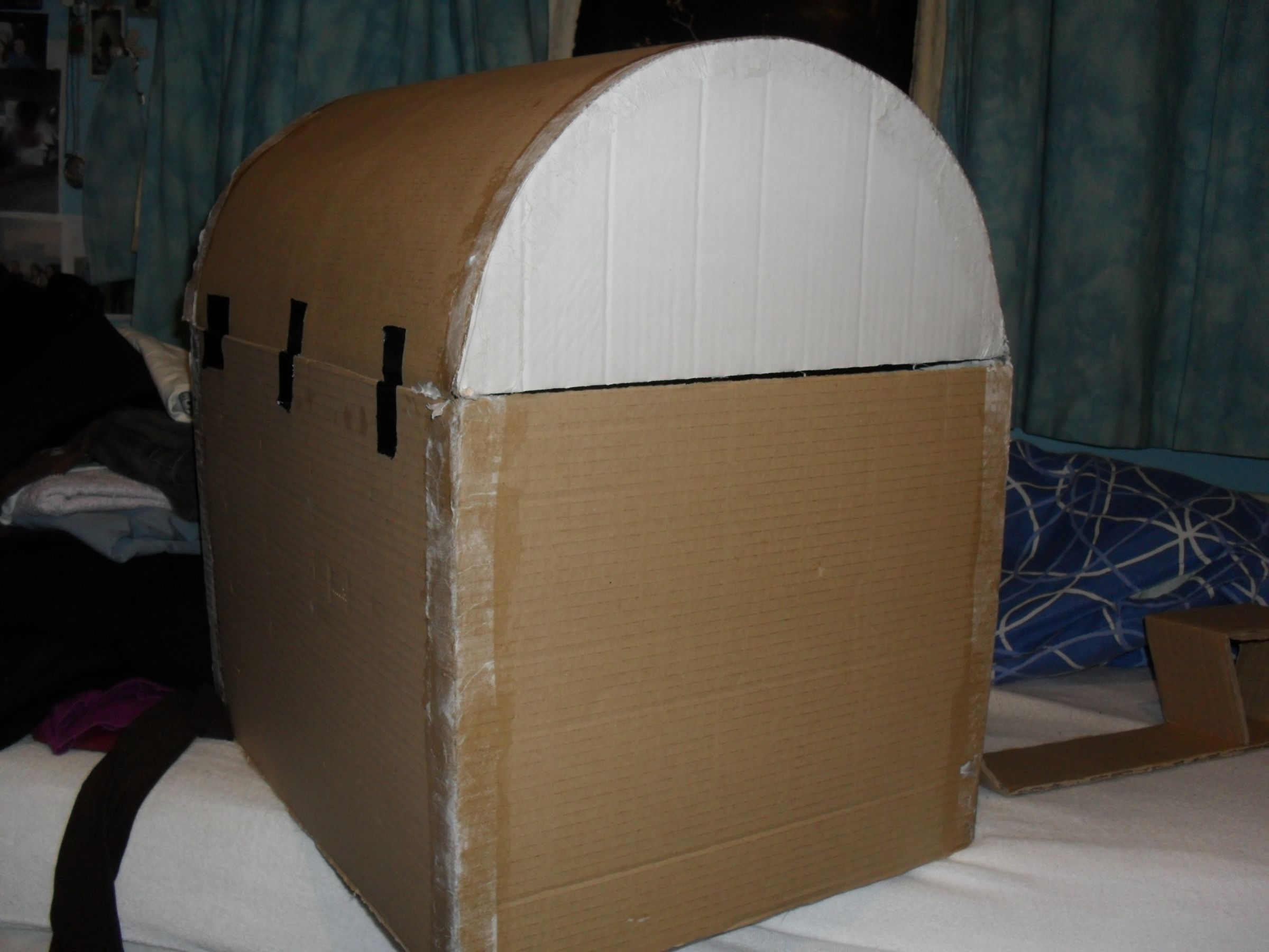 Cardboard Props How to Make a Pirate Treasure Chest 10 Steps (with