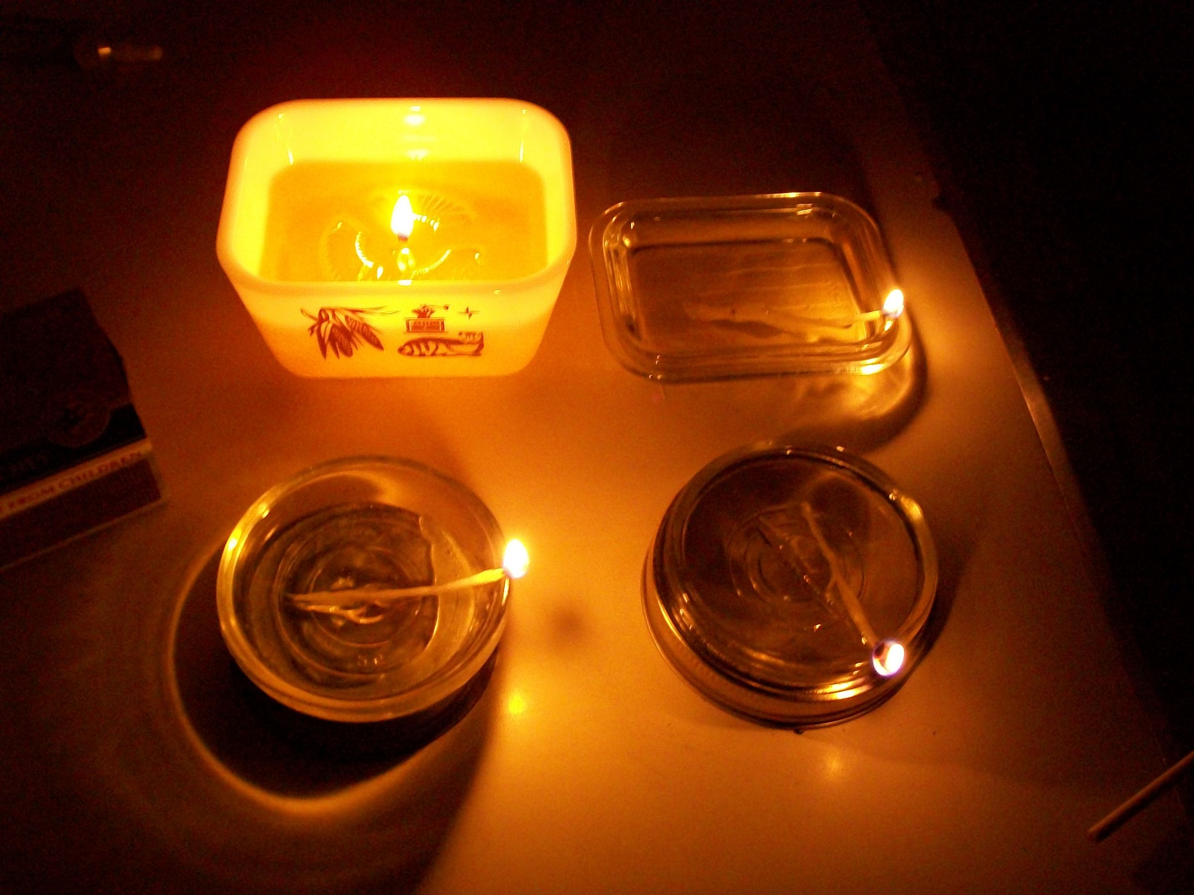 Using USED COOKING OIL for Survival Candles Instructables
