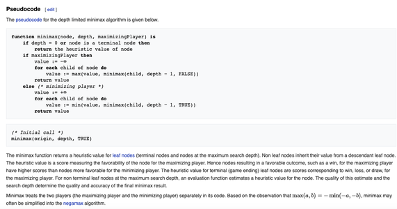 Board Game Artificial Intelligence: the Minimax Algorithm : 8 Steps ...