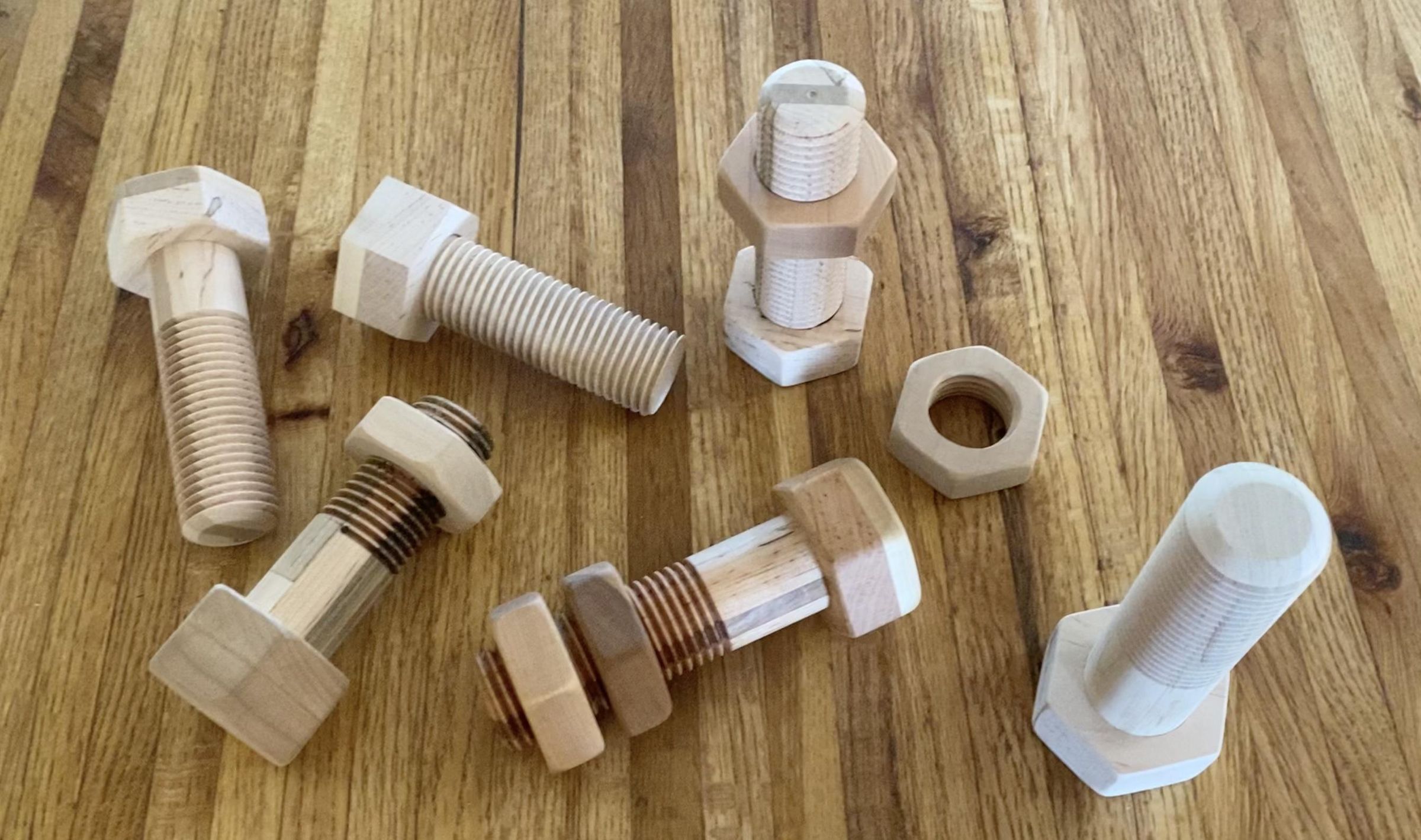 Large Wooden Nuts and Bolts 8 Steps (with Pictures) Instructables