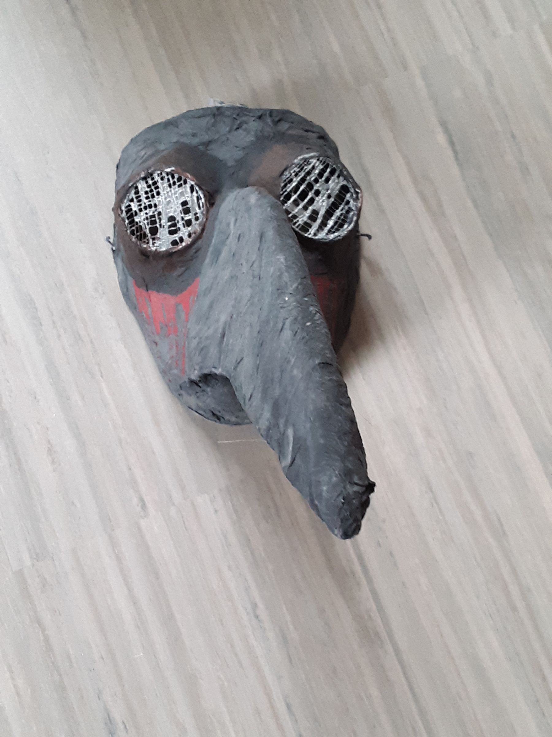 How to Make a Plague Doctor Mask With Paper Mache 6 Steps Instructables