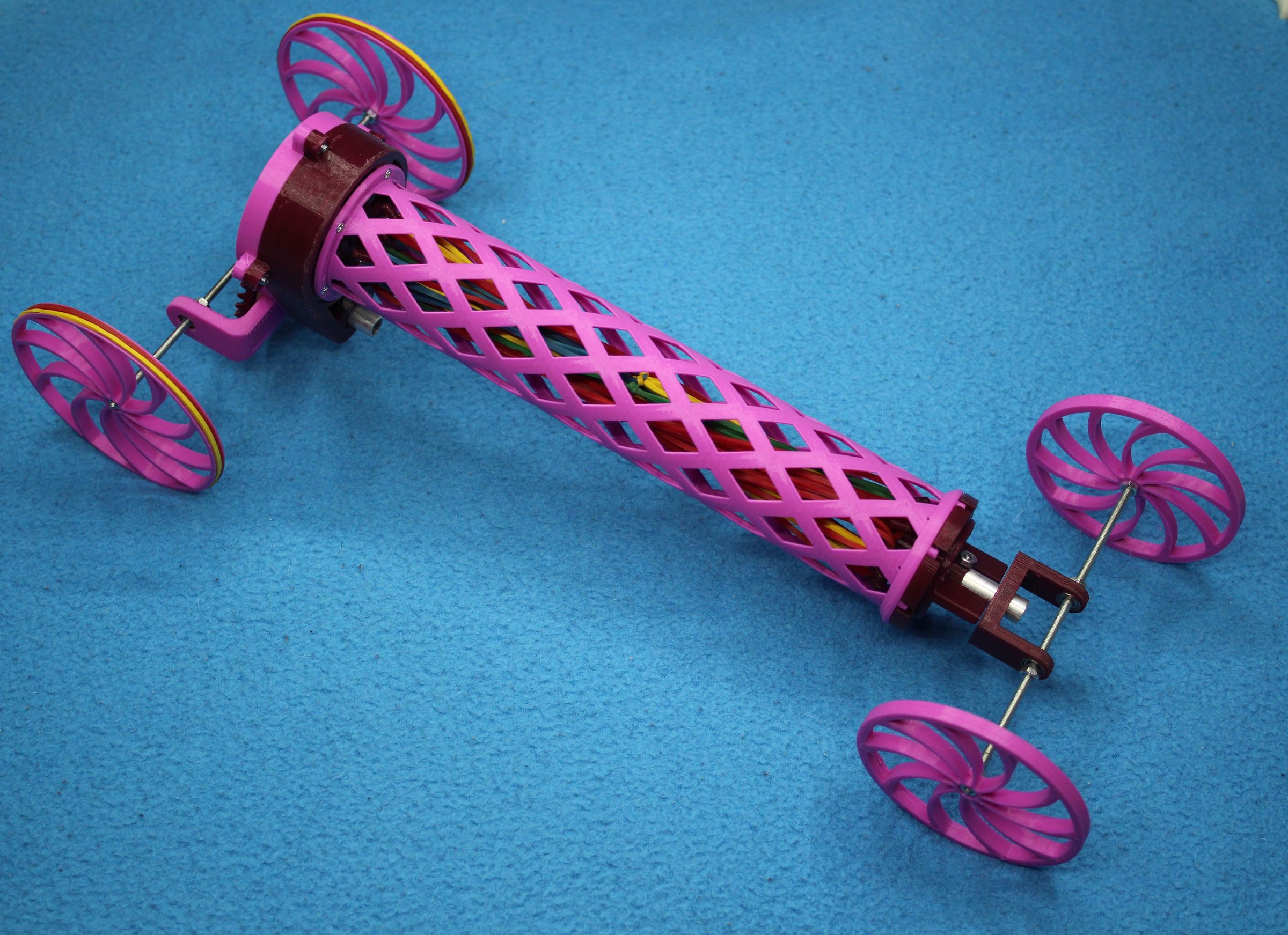 Lightweight Rubber Band Powered Car 6 Steps (with Pictures