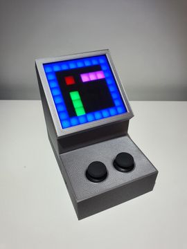 Complete Arduino-based 3D-printed Battery-powered Mini Retro Arcade Machine