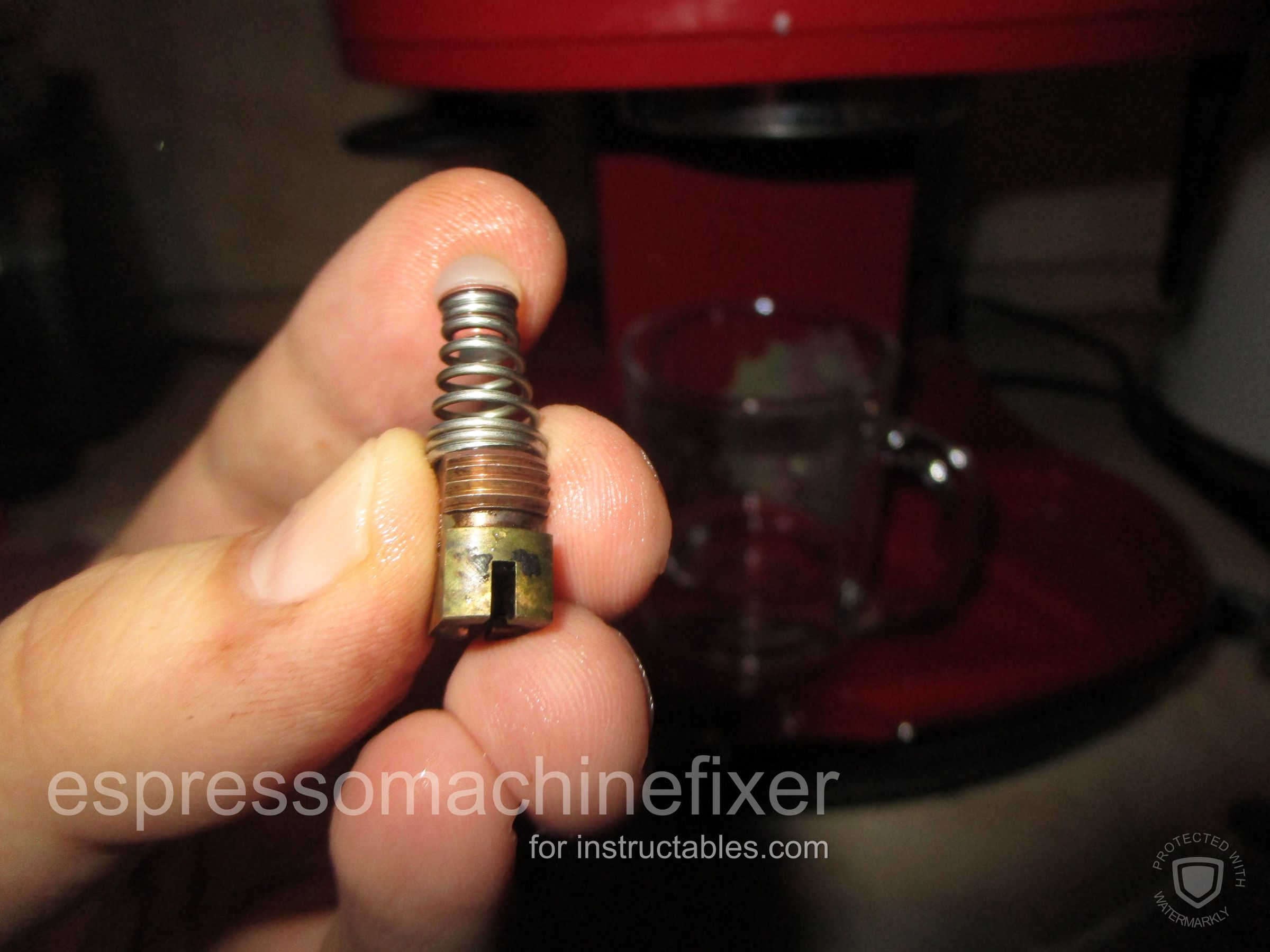 How to Fix the Valve Spring (espresso Machine Leaking Even When It Is
