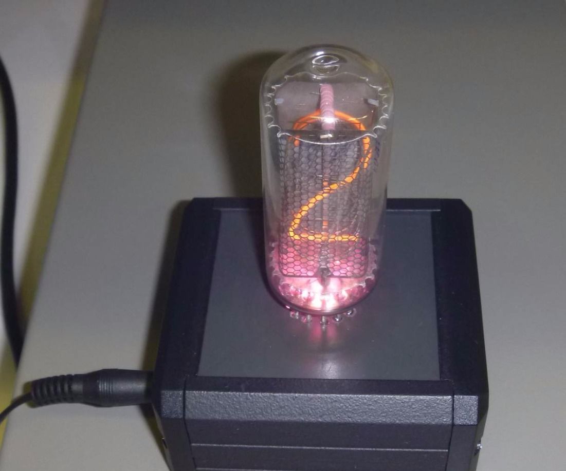 1 single digit nixie clock DIY Project DIY Project Image