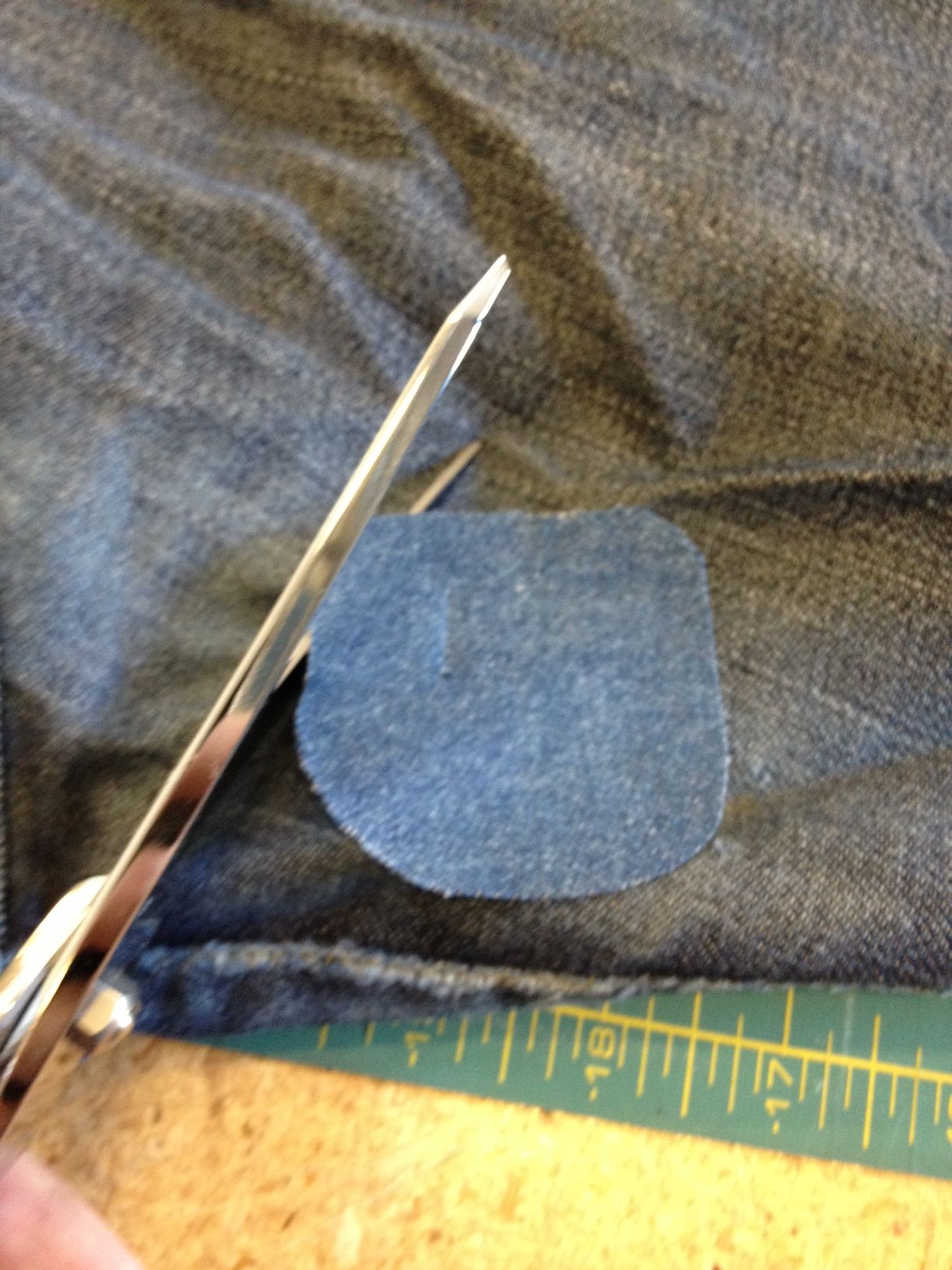 patch a hole in pants